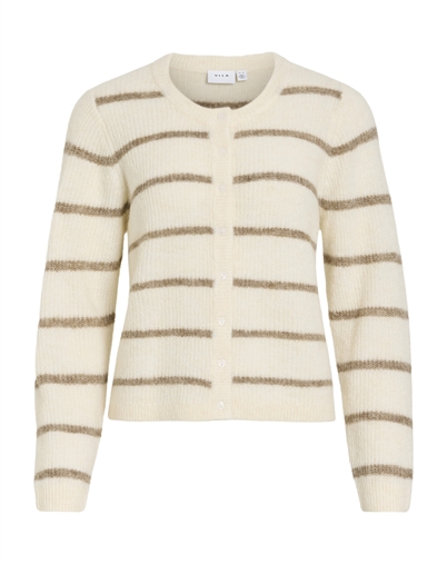 Vila - VILory O-Neck Cardigan - Eggnog